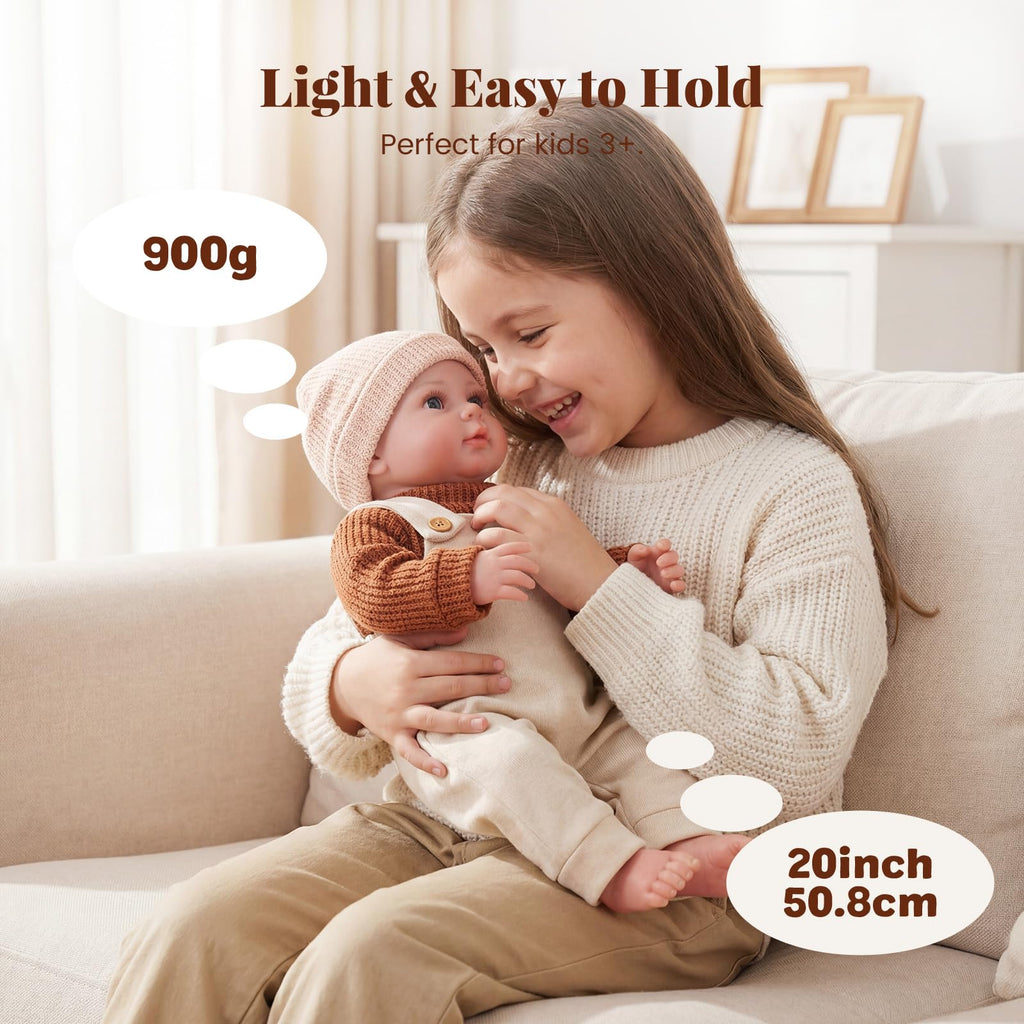 20 Inch Soft Body Reborn Baby Dolls Boy E33045