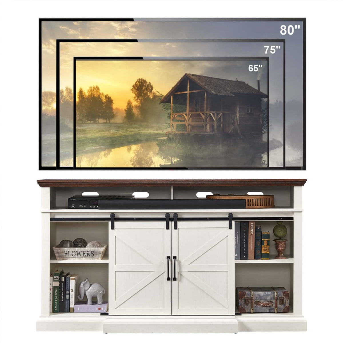 White TV Stand N87631