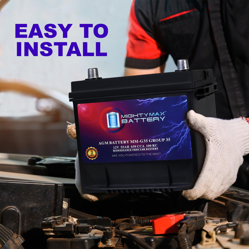 12V 55Ah AGM Replacement Battery U419