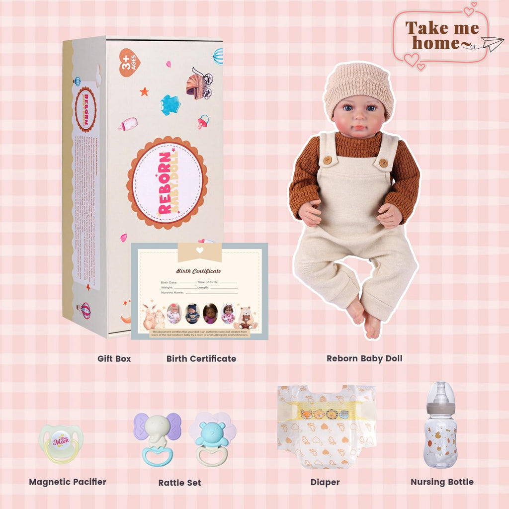 20 Inch Soft Body Reborn Baby Dolls Boy E33045