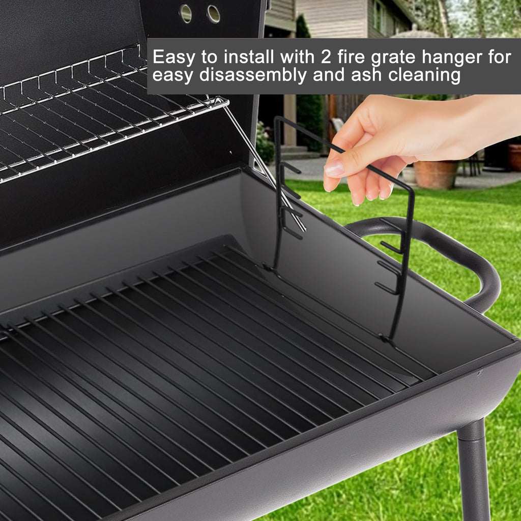 Adjustable Ash Pan Drip Pan with 2pcs Grate Hangers W524762