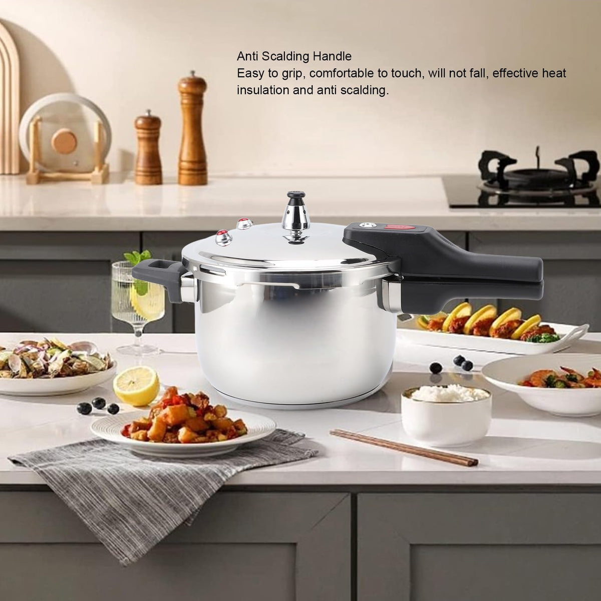 Stainless Steel 3L Pressure Cooker O948