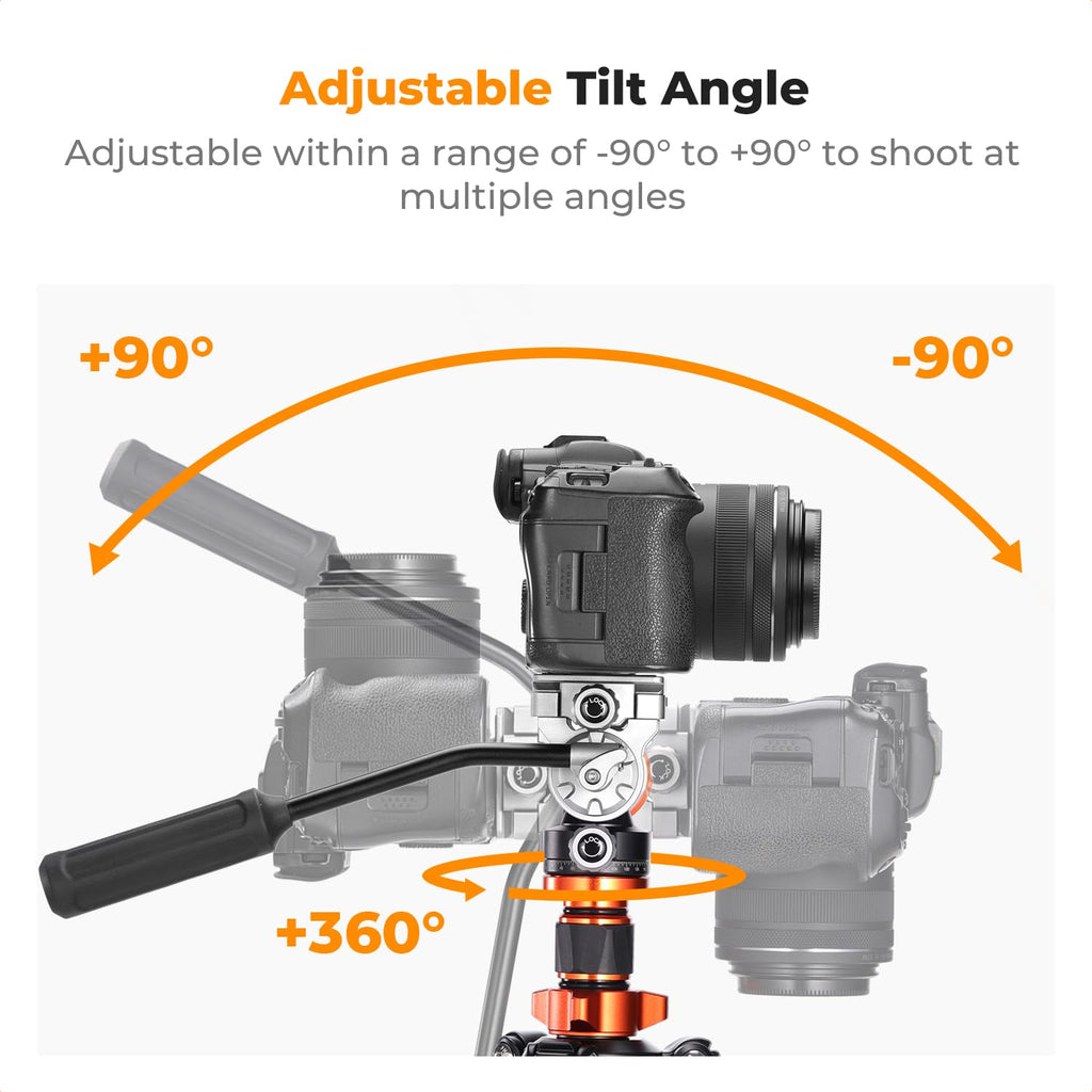 Carbon Fiber Tripod with Fluid Head E71336