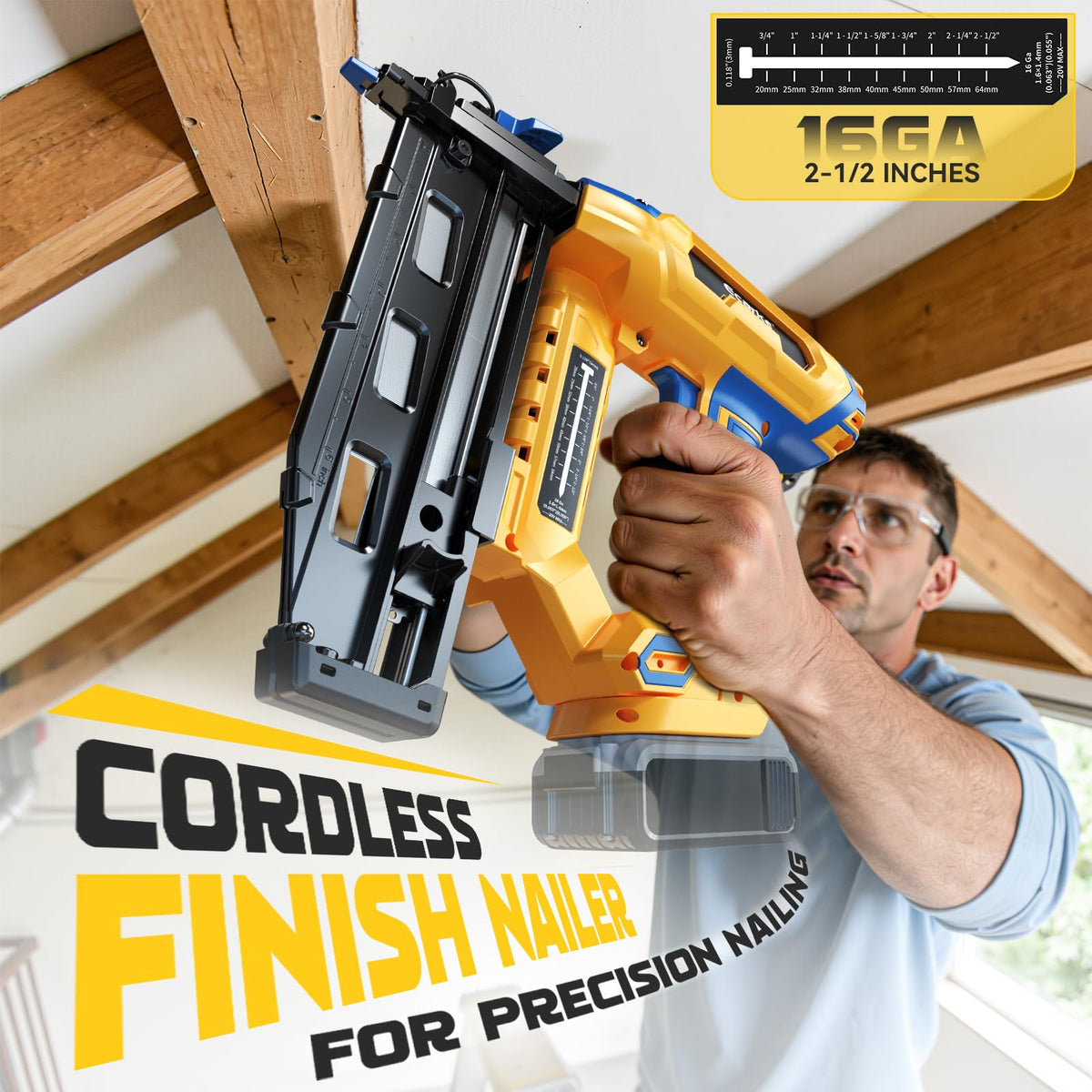 16 Gauge Cordless Straight Brad Nailer M884197