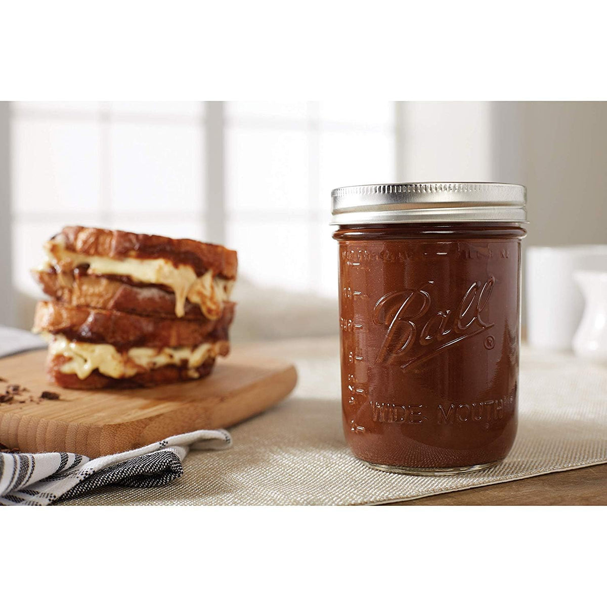 Wide Mouth Pint Mason Jars with Lids & Bands 16-oz 2-Pack B170905