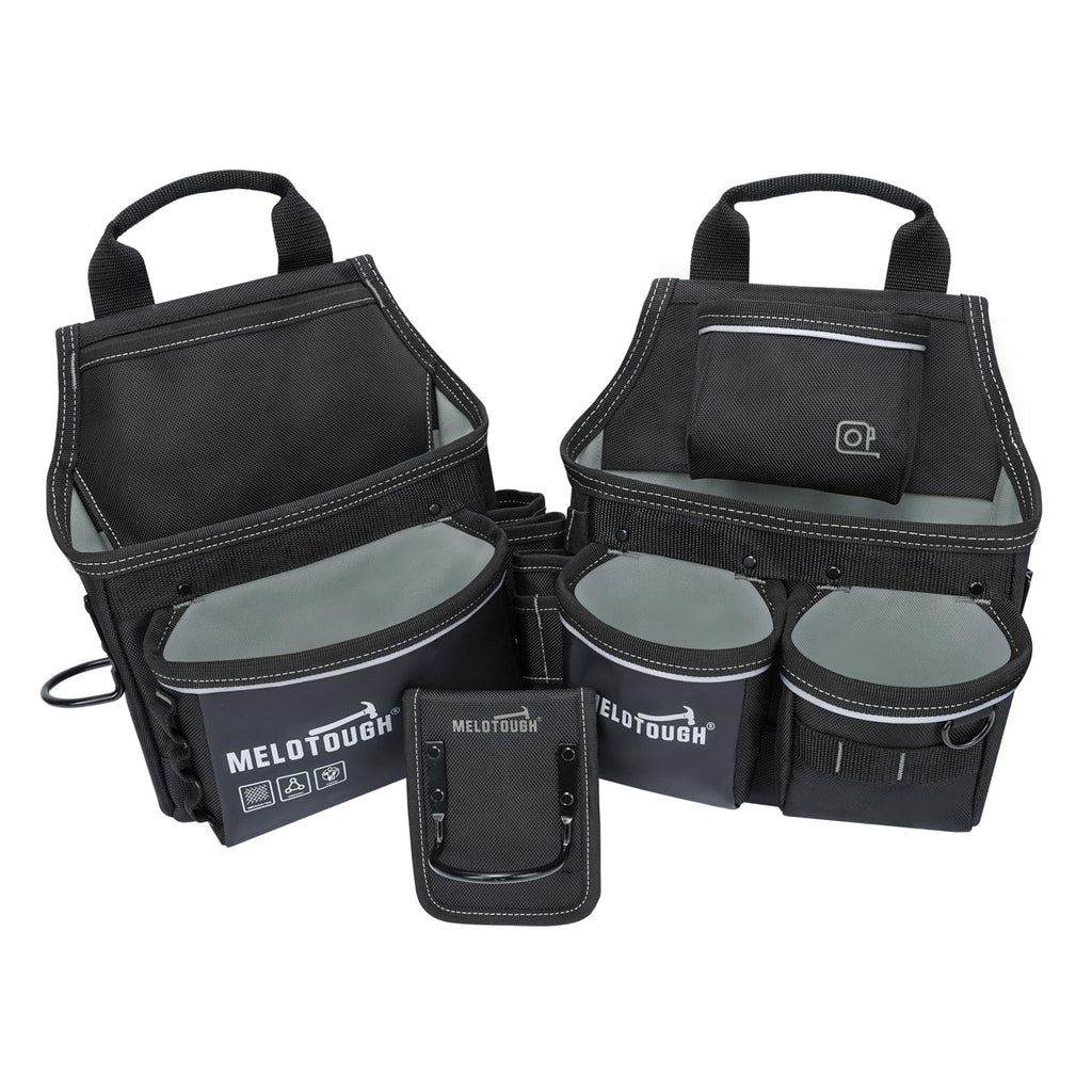 Carpenters Tool Belt with Suspenders 27 Pockets F357196
