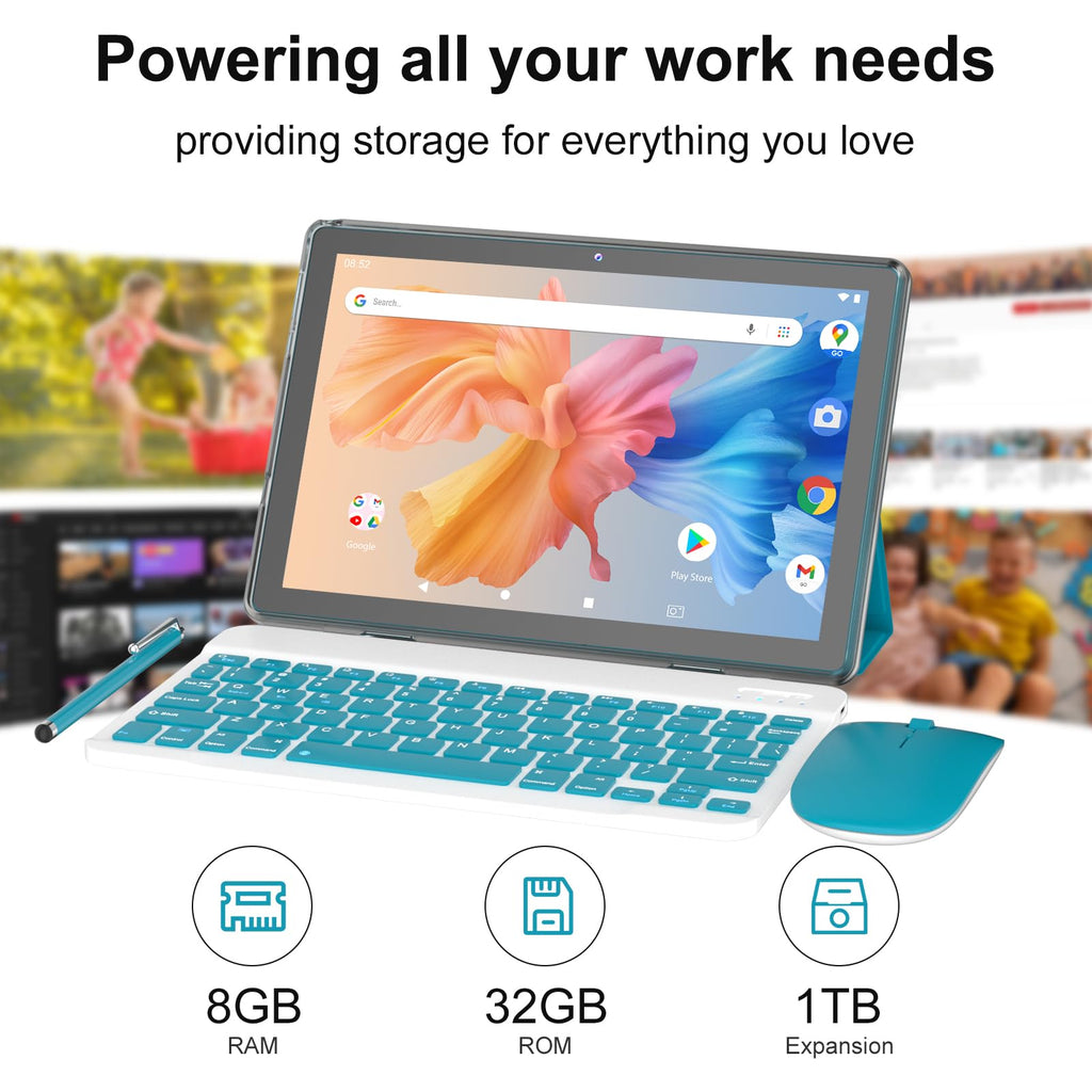 10 inch 2 in 1 Tablet with Keyboard Case J937540
