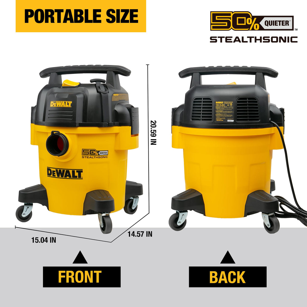 Wet and Dry Shop Vacuum 5 Gal 4 HP E680