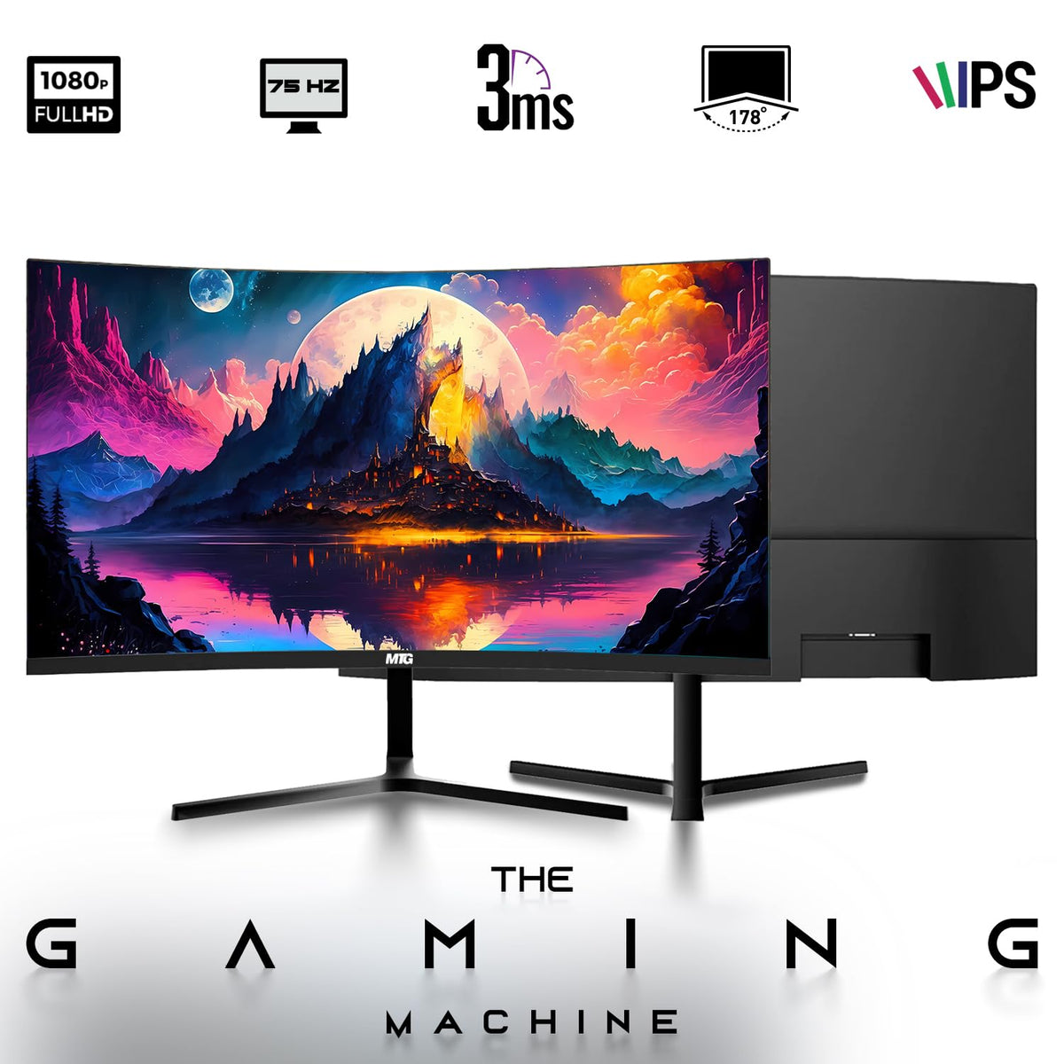 Gaming Tower PC, i5 8th Gen, 16GB RAM, 256GB Nvme B3327