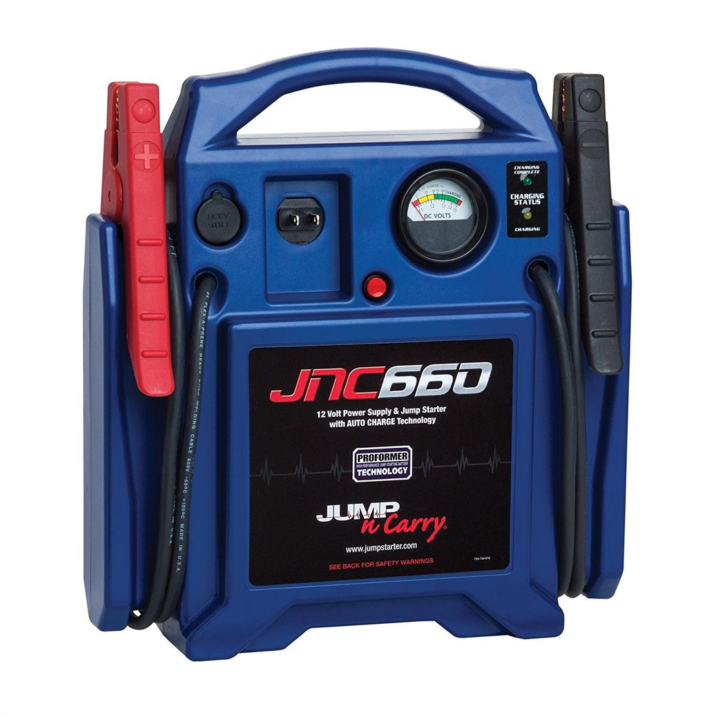 1700 Peak Amp 12 Volt Jump Starter and 20 Amp Smart Battery Charger M64007