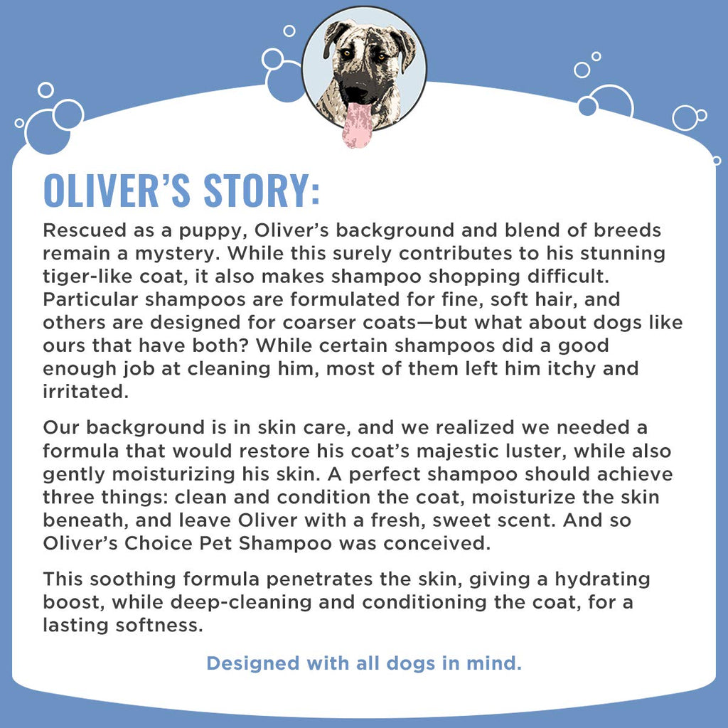 Oatmeal Aloe Shea Butter Dog Shampoo 14 fl. oz M1106