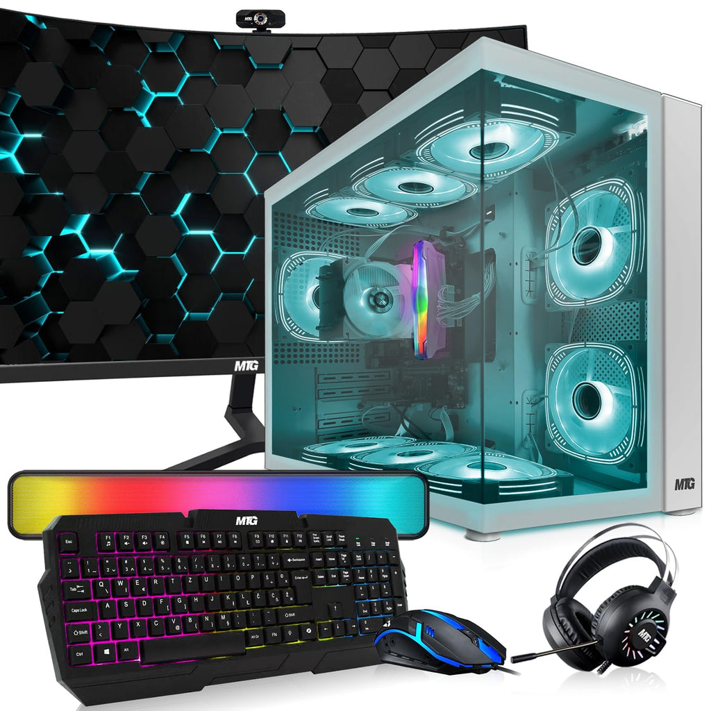 Gaming Tower PC, i5 8th Gen, 16GB RAM, 256GB Nvme B3327