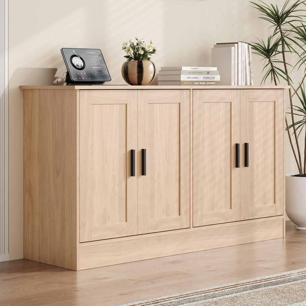 53" Oak Buffet Cabinet with Storage N814693