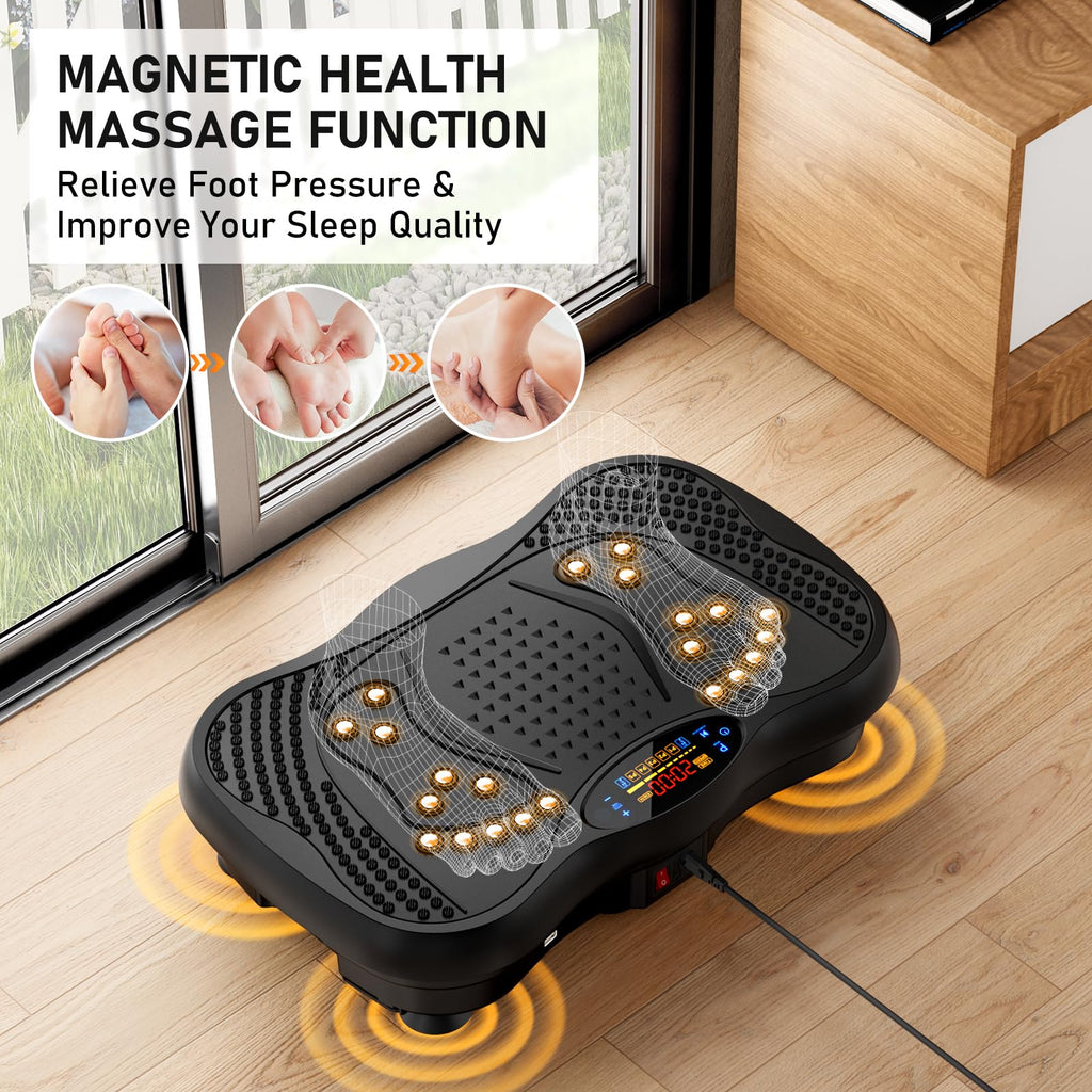 Vibration Plate Exercise Machine 130 Levels 450 Lbs Capacity X3531