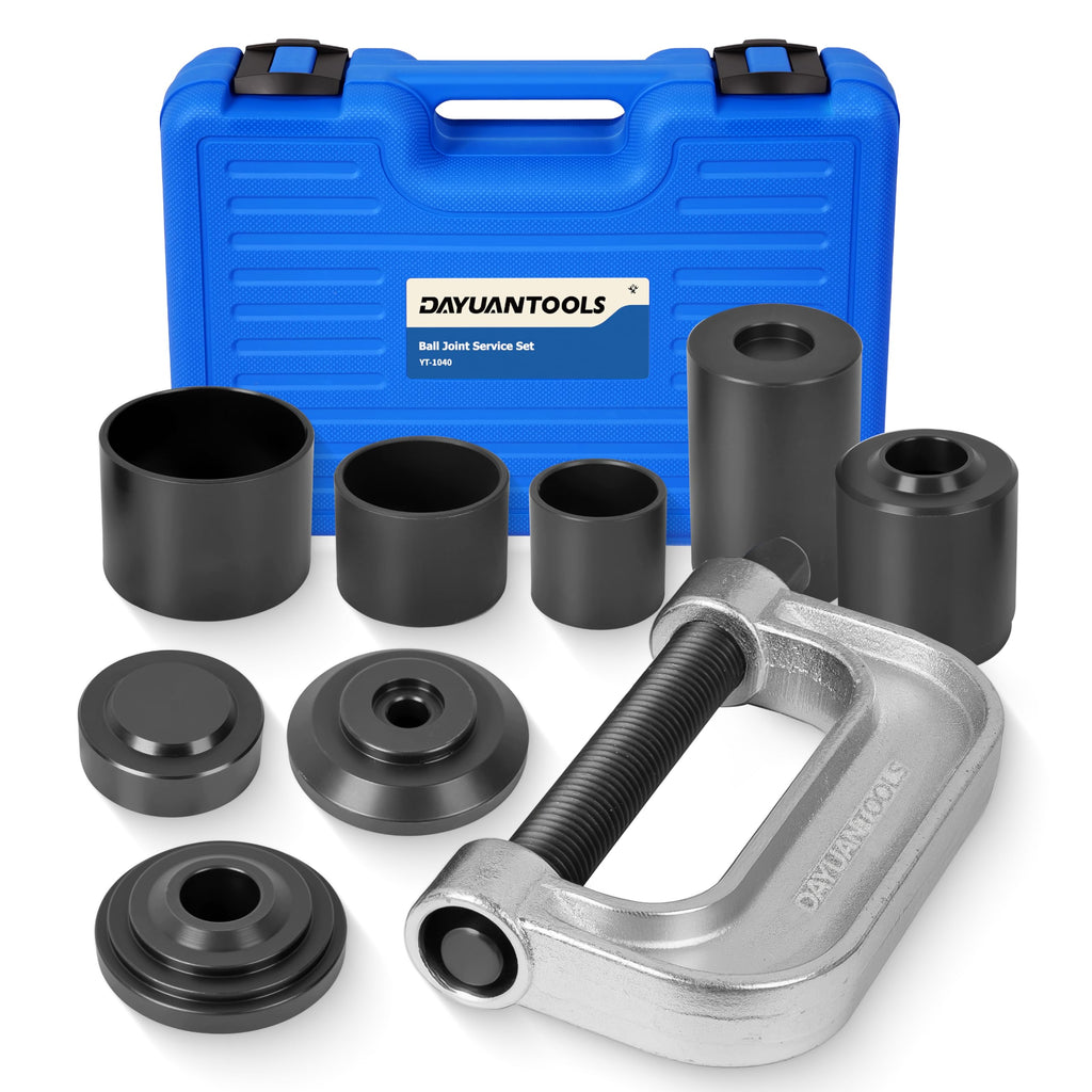 9 Pcs Axle Nut Hub Impact Socket Set with Ball Joint Press & U Joint Removal Tool A544486