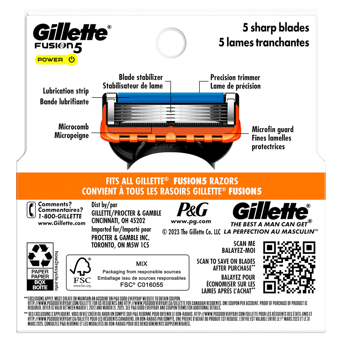 Razor Blade Refills, 4 Count T3596