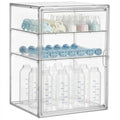 3 Tiers Adjustable Clear Acrylic Baby Bottle Storage Organizer K22769