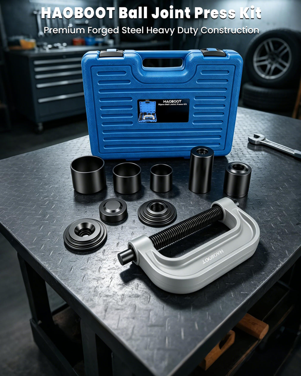10pcs Ball Joint Press Kit U Joint Removal Tool L586859