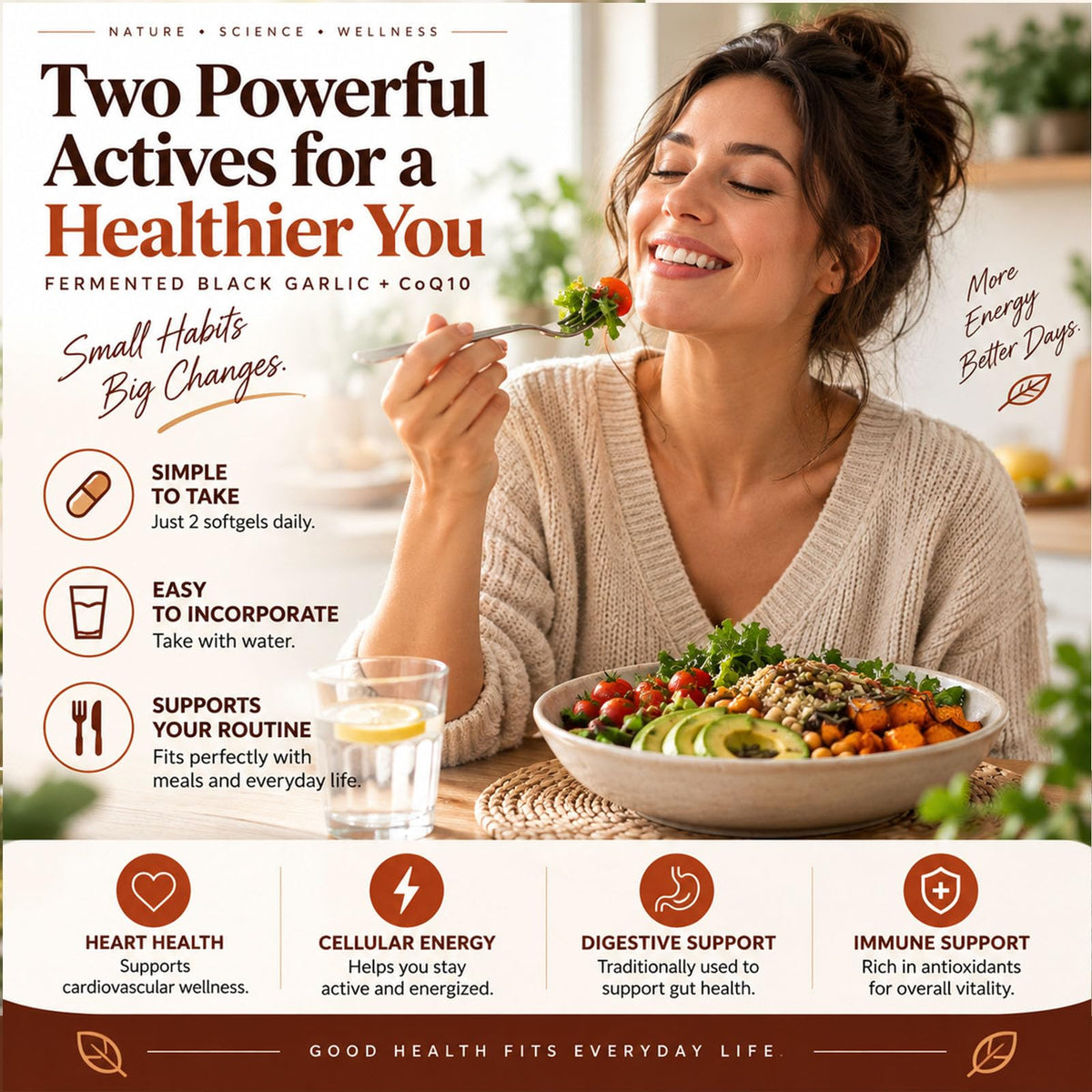 Black Garlic Extract 300 Softgels K207