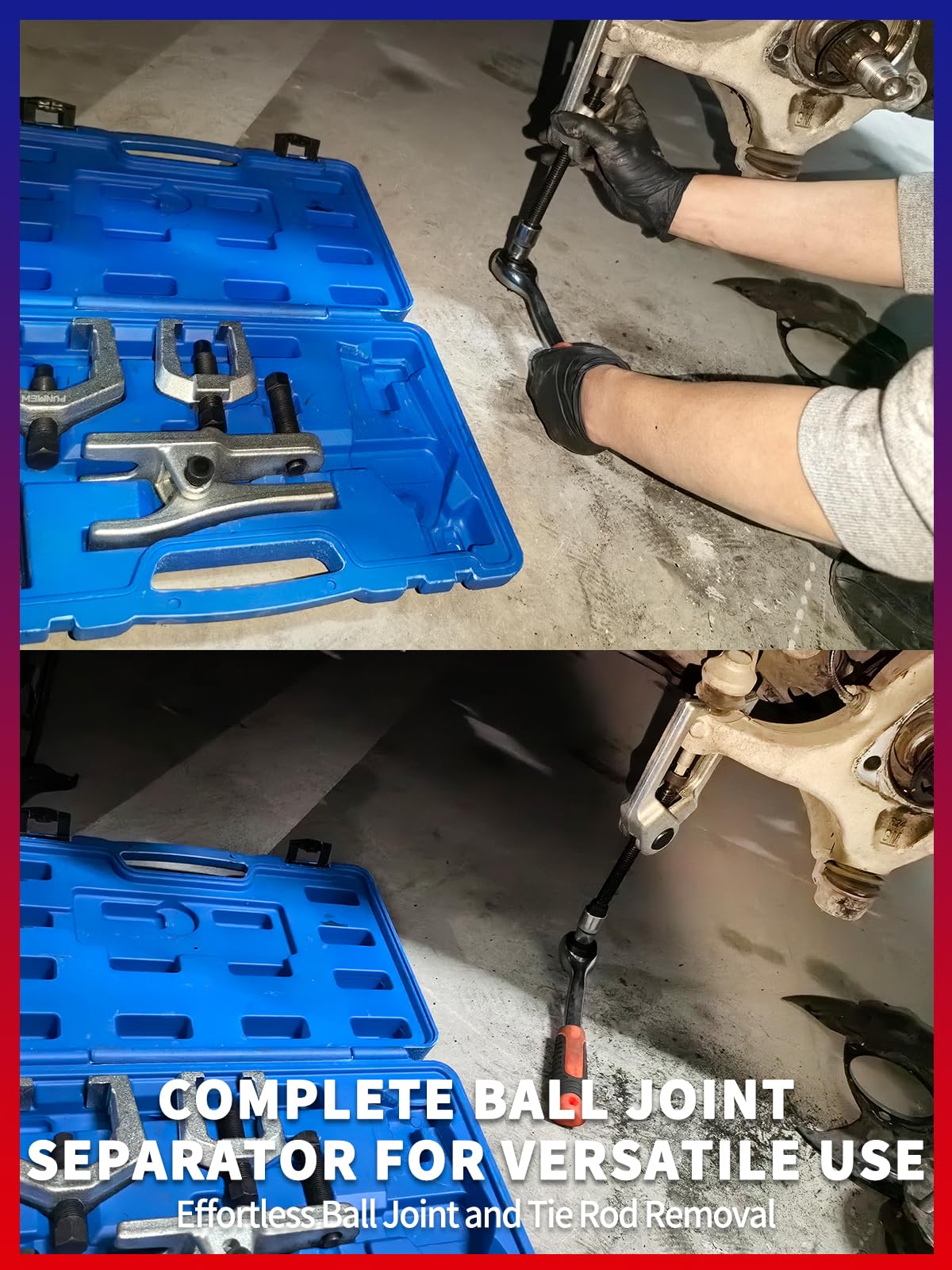 5 PCS Ball Joint Separator Front End Service Tool Kit I7247