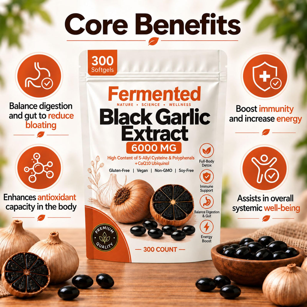 Black Garlic Extract 300 Softgels K207