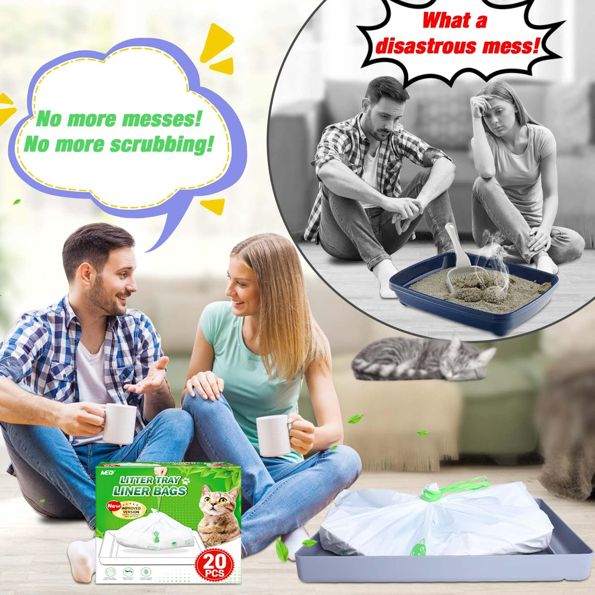 Litter Box Liners 20 Pack T789