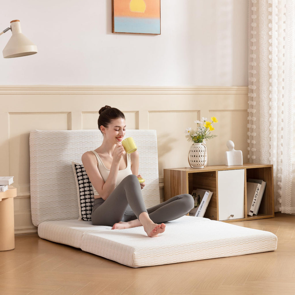 3 Inch Twin Tri Fold Memory Foam Mattress Topper Z1972
