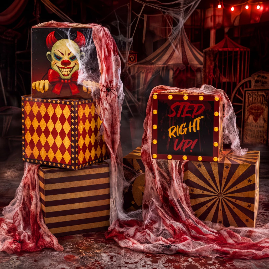 8 Pcs Halloween Clown Box V2876