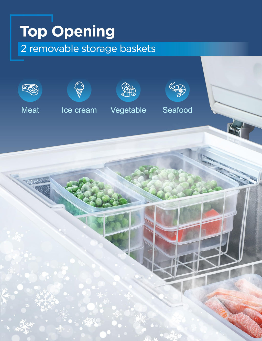 19.8 Cu. Ft. White Chest Freezer A163
