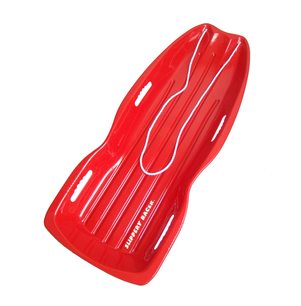 Plastic Toboggan Snow Sled with Pull Rope and Handles P71686