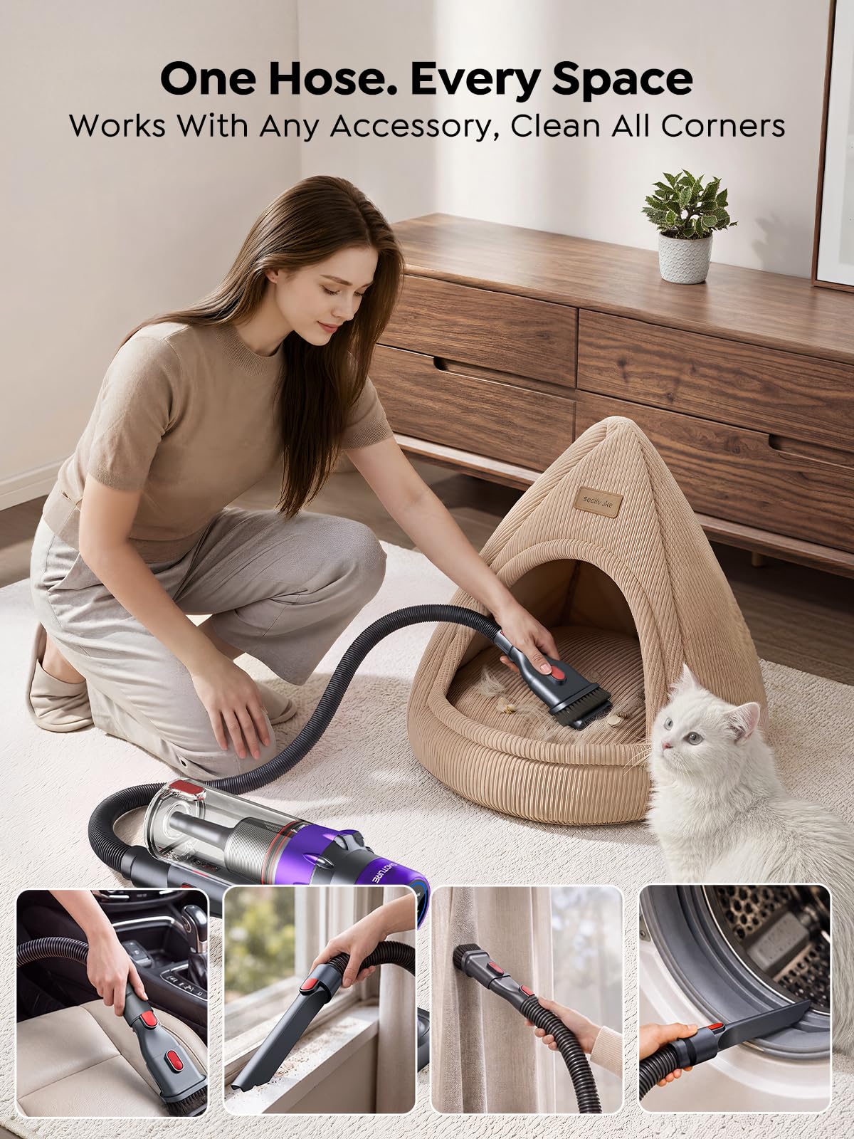 650W 55KPA 70Mins Cordless Stick Vacuum Cleaner L899