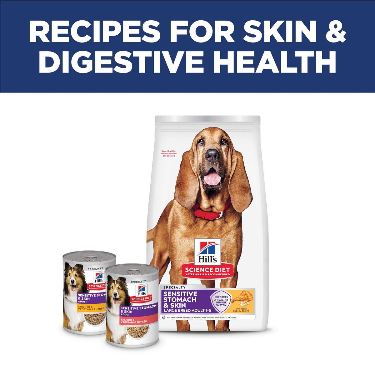Sensitive Stomach & Skin Large Breed Dry Dog Food V752259