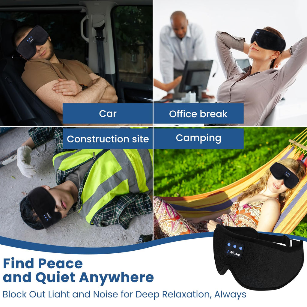 Sleep Mask with Bluetooth Headphones W13479