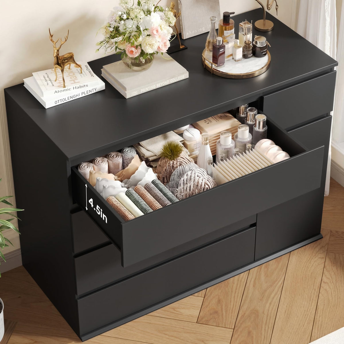 Black Dresser V57261