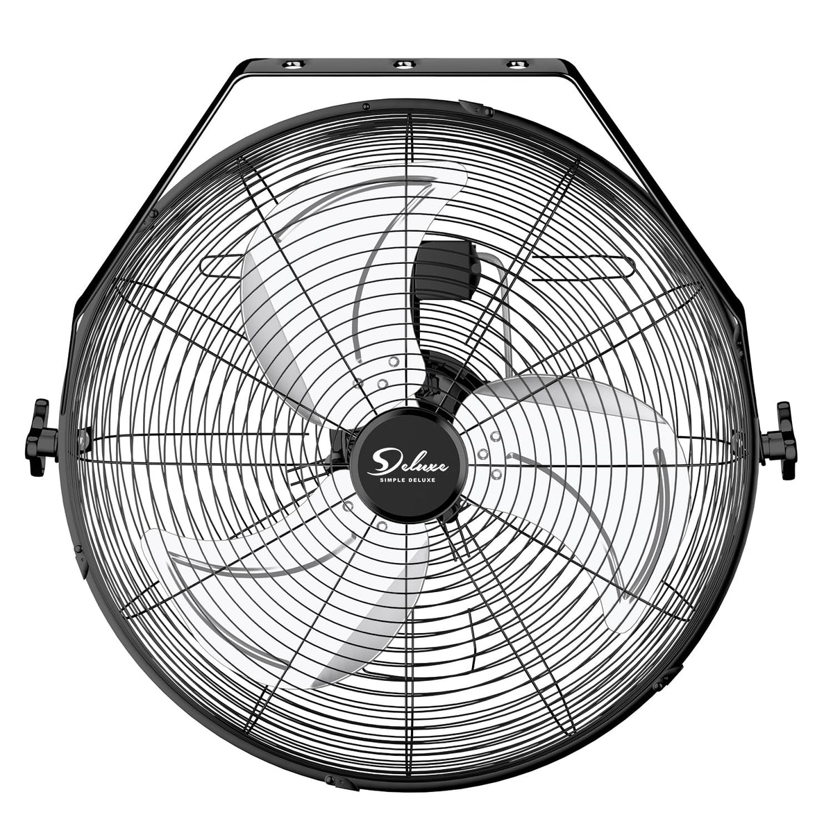 20 Inch 3 Speed Black Wall-Mount Fan G104