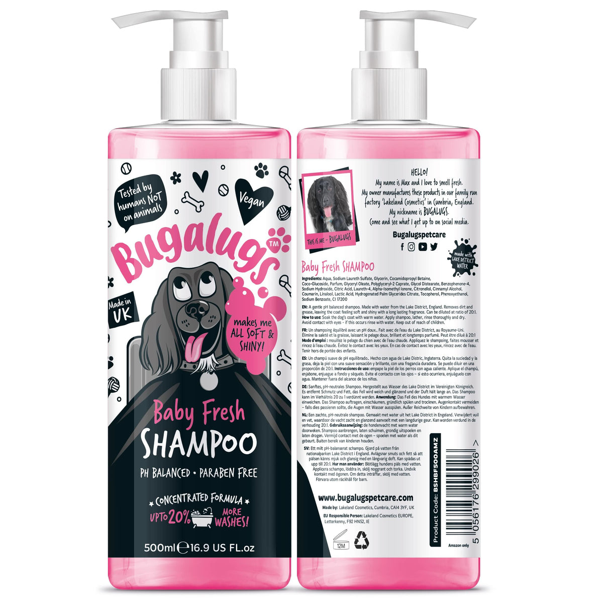 Baby Powder Scent Dog Shampoo 16.85 FL Oz N974495