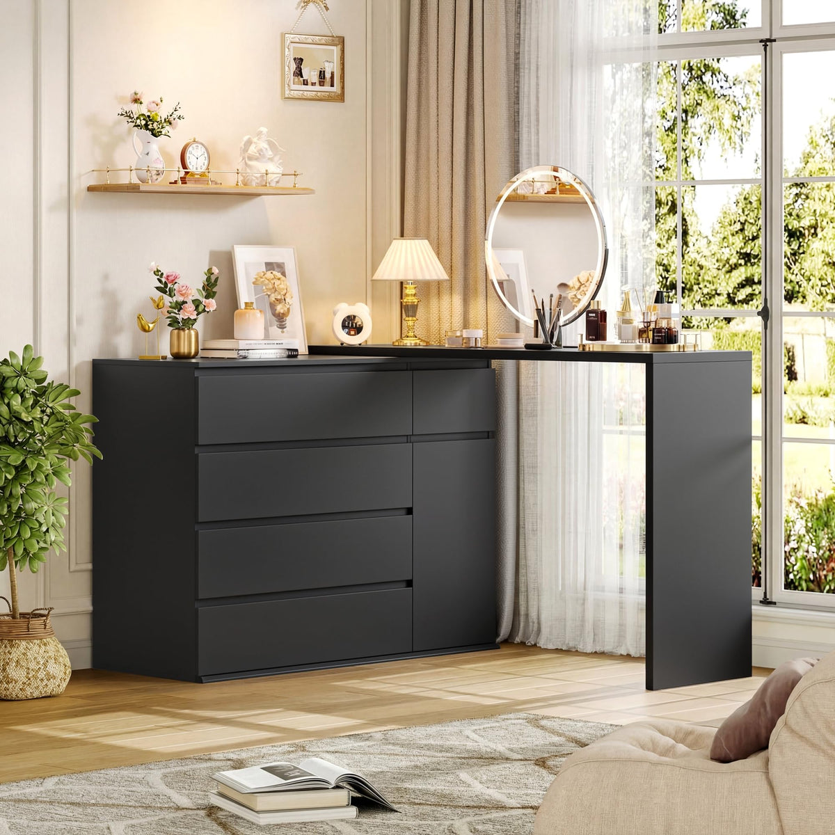 Black Dresser V57261