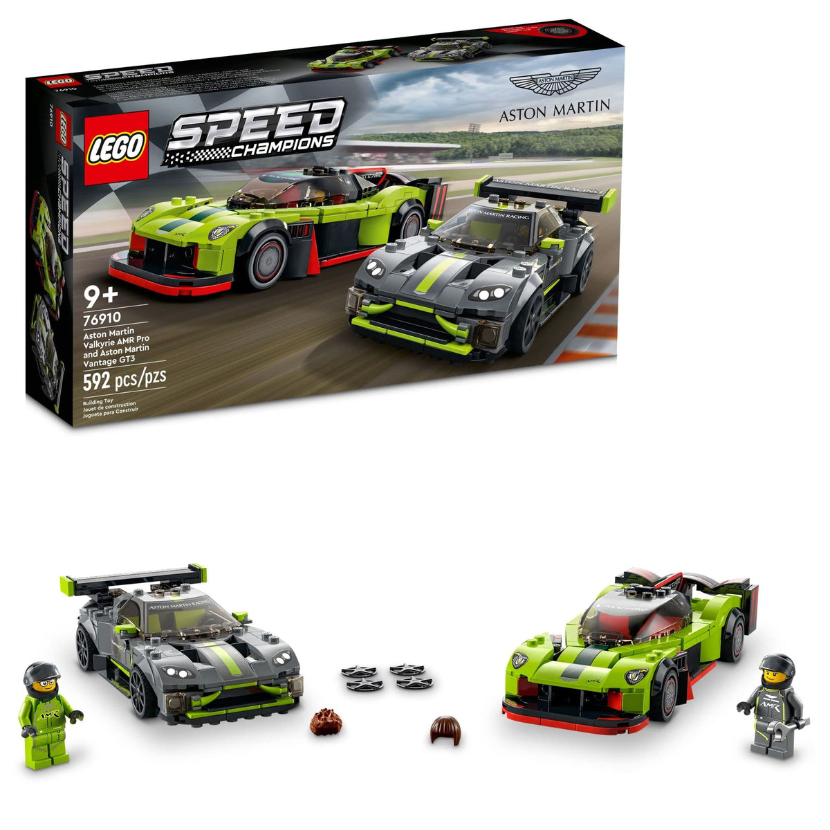 Race Car and Toy Set with 2 Driver Minifigures O9061
