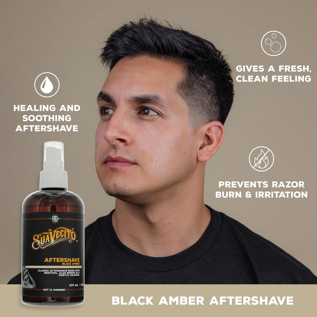 Black Amber Aftershave 8 oz Pump Spray D901