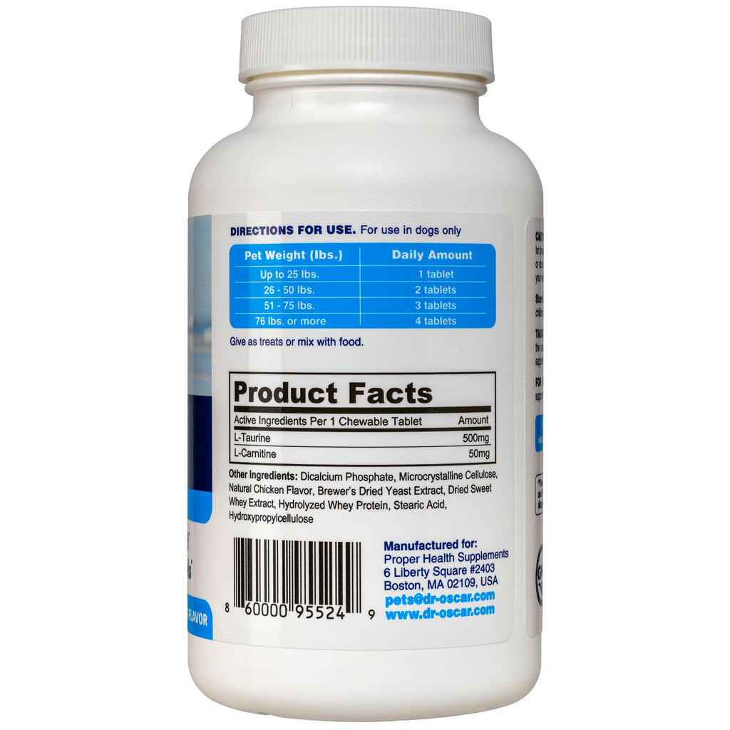Taurine Supplement for Dogs 120ct U567