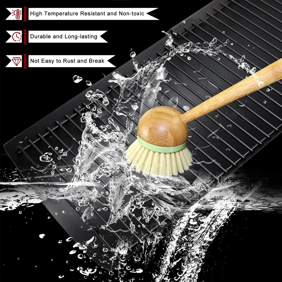 Adjustable Ash Pan Drip Pan with 2pcs Grate Hangers W524762