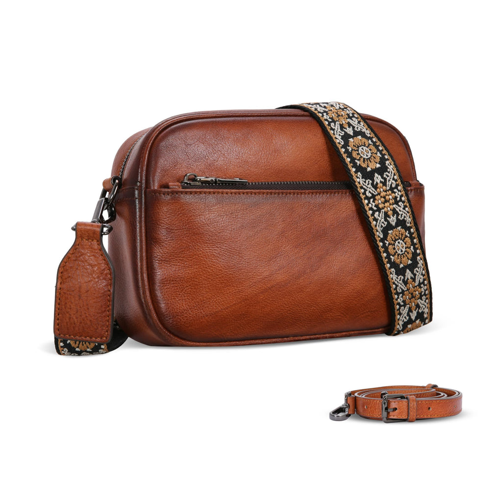 Genuine Leather Shoulder Handbags E261948
