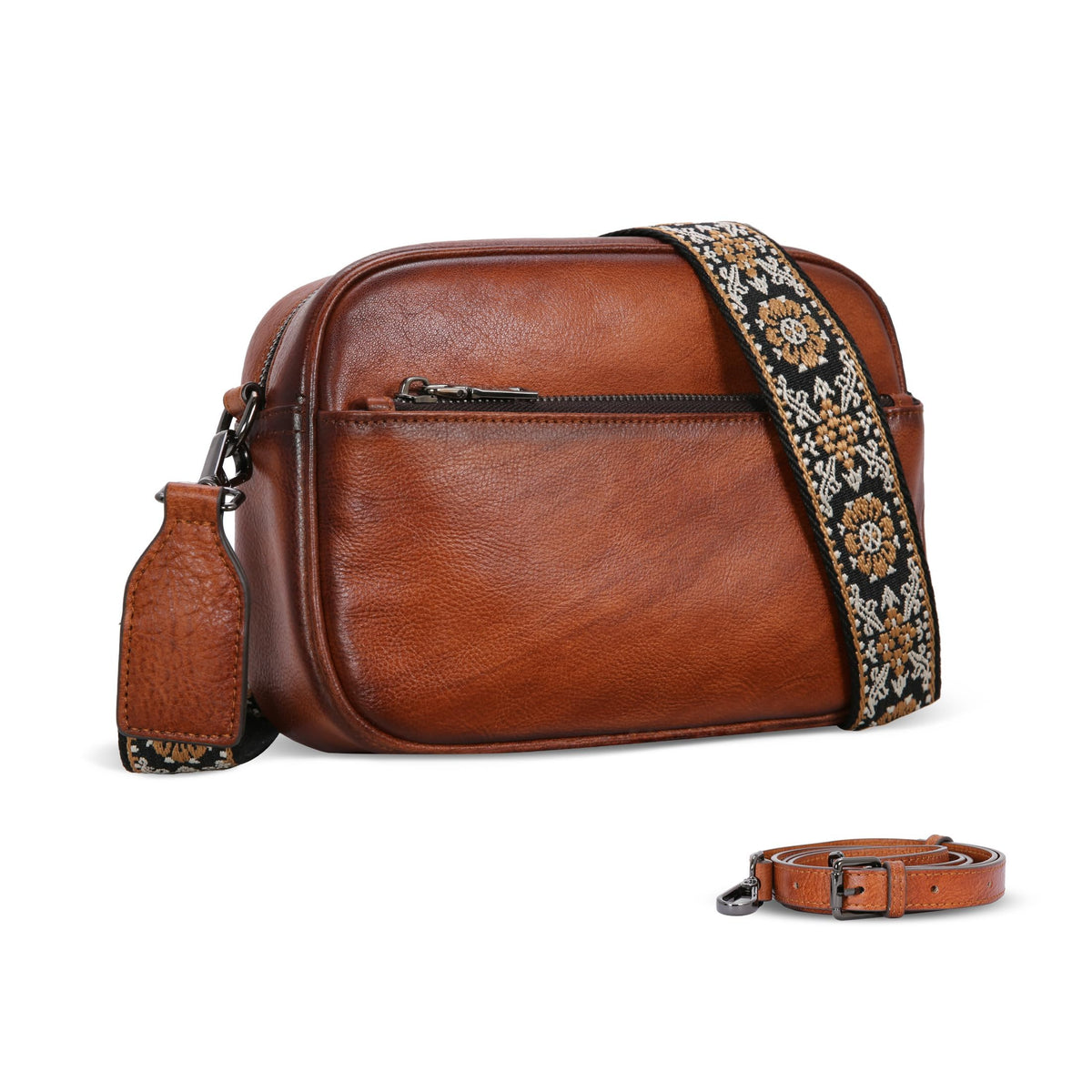 Genuine Leather Shoulder Handbags E261948