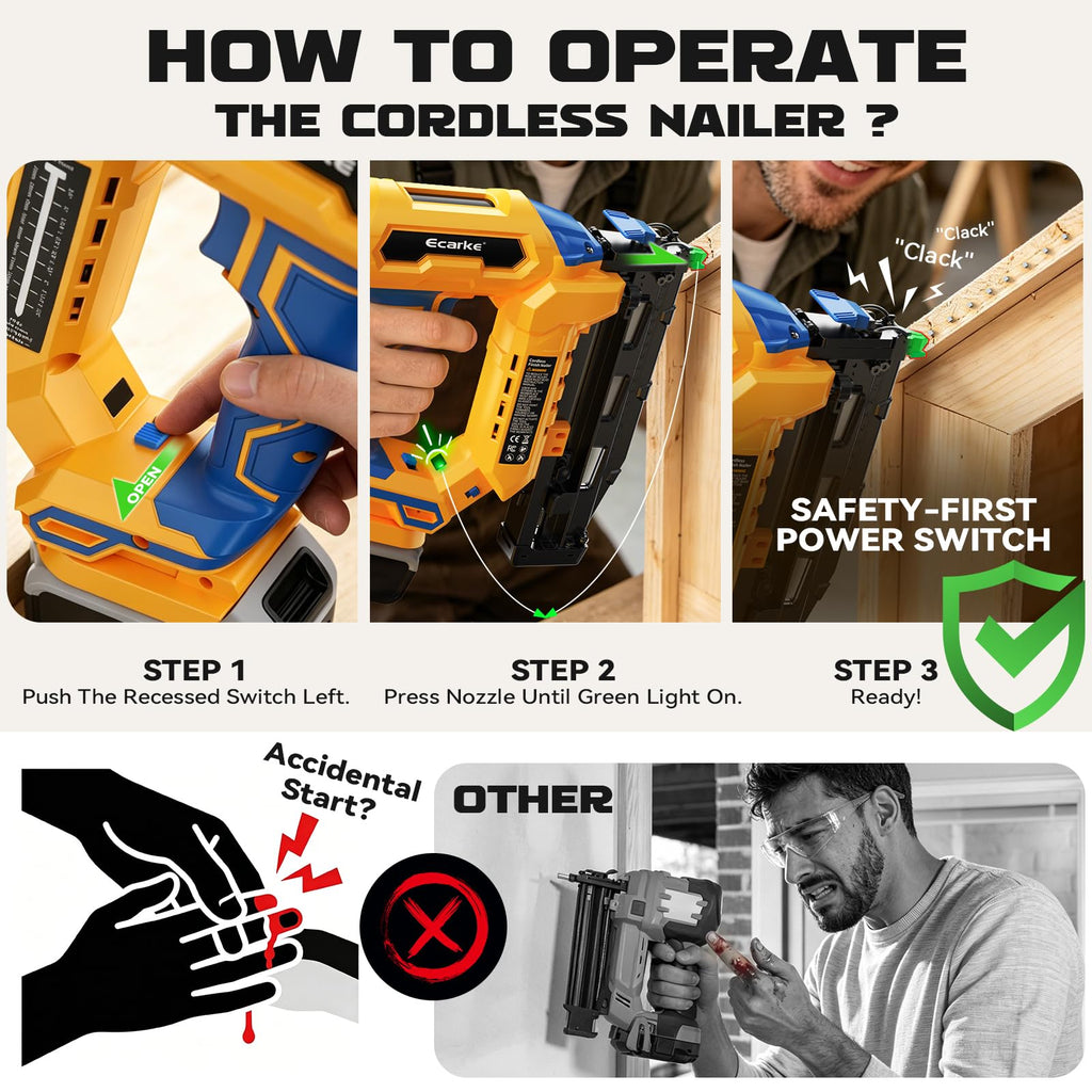 16 Gauge Cordless Straight Brad Nailer M884197