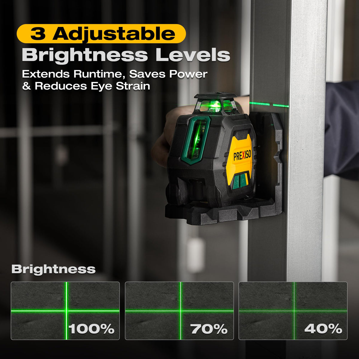 360 Laser Level with Tripod & 2 Plumb Dots B683317