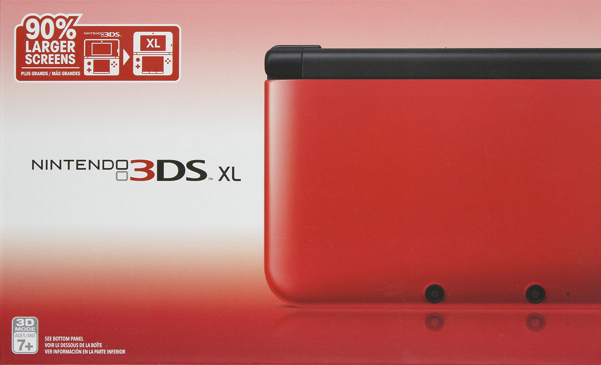 Red Black Nintendo 3DS XL E1818