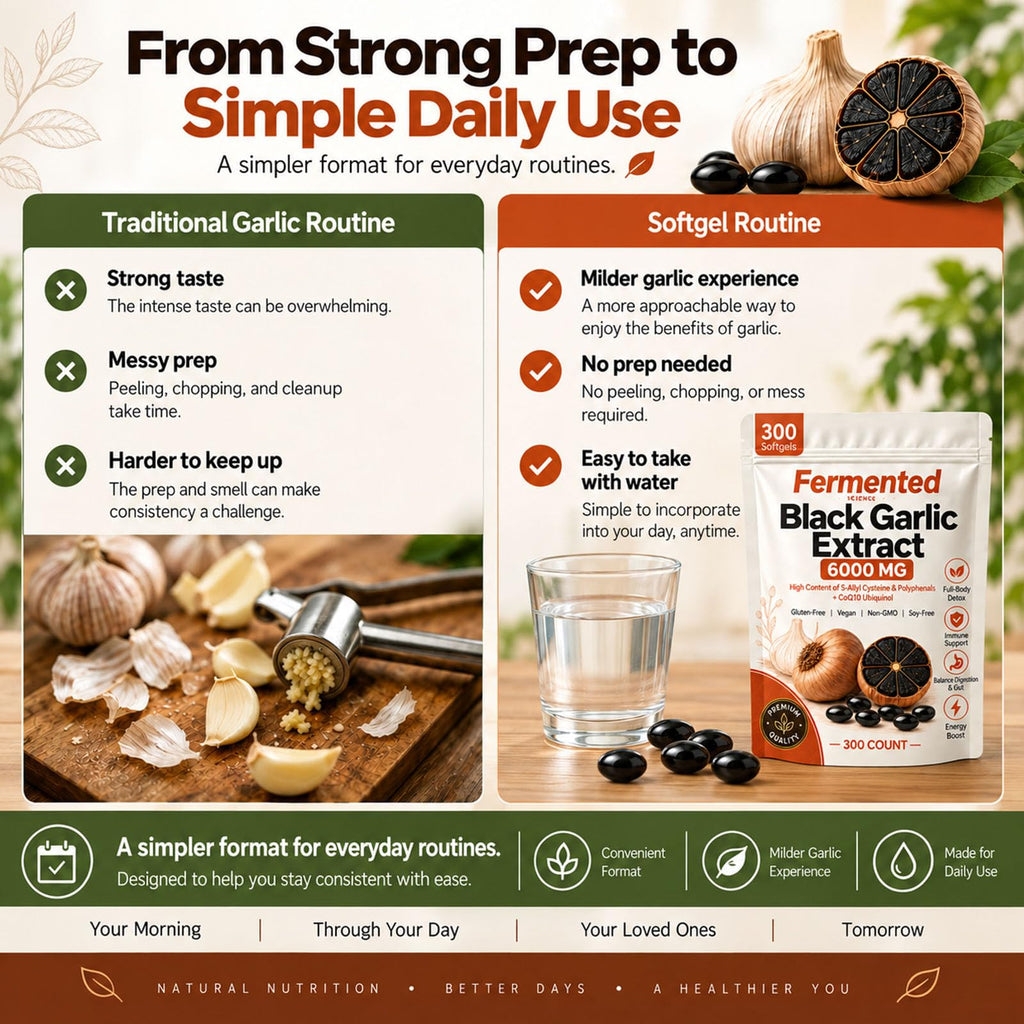 Black Garlic Extract 300 Softgels K207