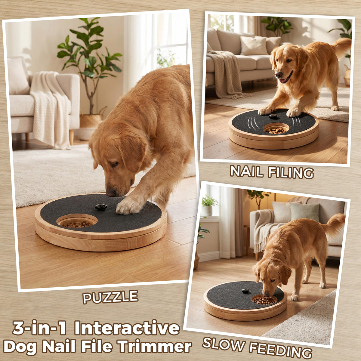 Dog Nail Scratch Board with Treat Box R377