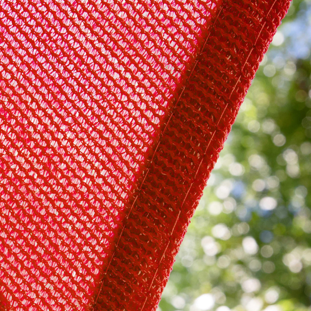 20' x 20' x 28.3' Red Triangle Sun Shade Sail Z851995