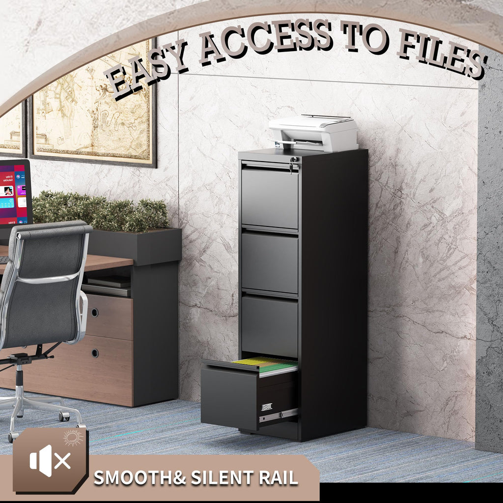 4 Drawer File Cabinet with Lock A718793